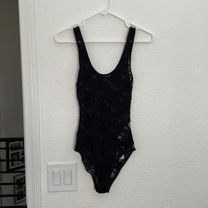 American apparel stretch lace bodysuit - brand new
